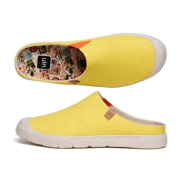 UIN Men\'s Fashion Slippers Walking Casual Shoes(Yellow Maize Cadiz III Men) main image 5